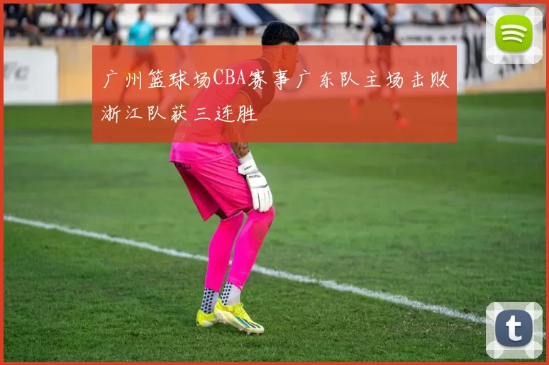 广州篮球场CBA赛事广东队主场击败浙江队获三连胜